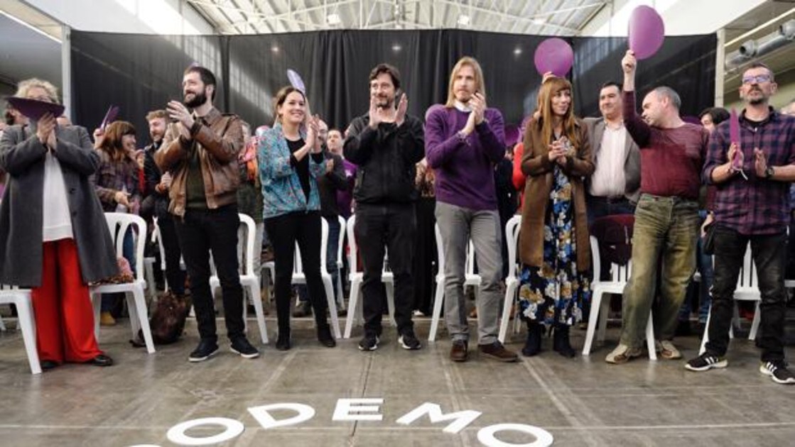 Acto de Podemos ayer en Valladolid