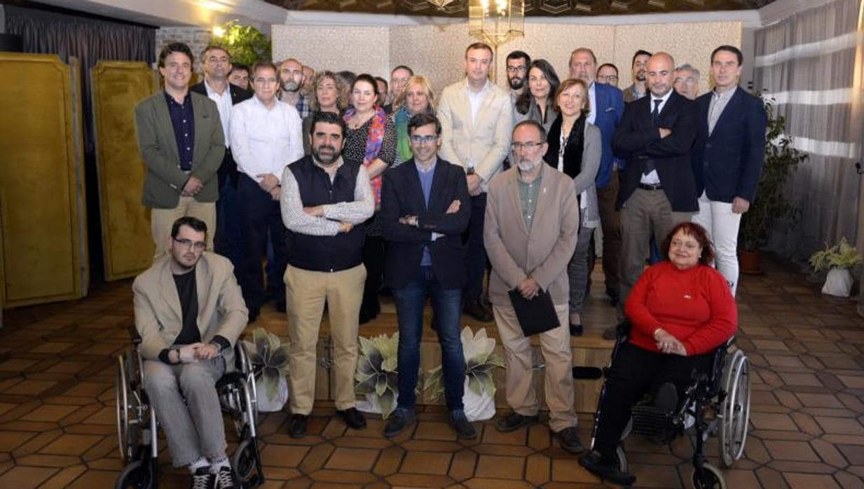 Miembros de la asociación «Nos gusta Puy du Fou en Toledo», este martes en «Venta de Aires»