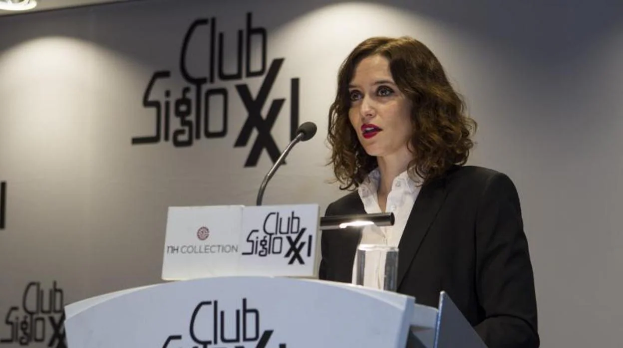 Isabel Díaz Ayuso, candidata del PP a la Comunidad de Madrid
