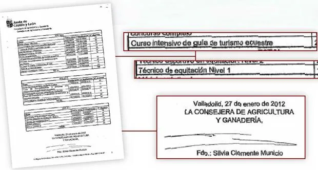 Silvia Clemente firmó los cursos falsos de su consejería: 43 alumnos fantasma