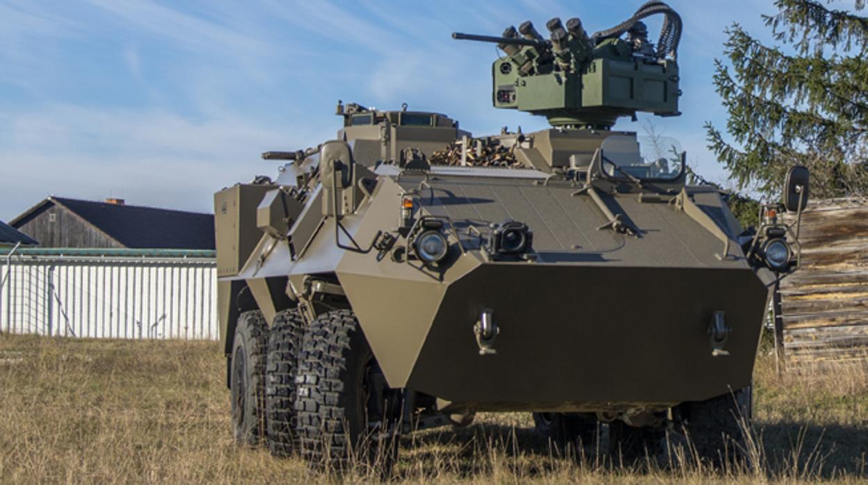 Una torre no tripulada de 30 mm. UT30 Mk2 de la empresa Elbit de Israel