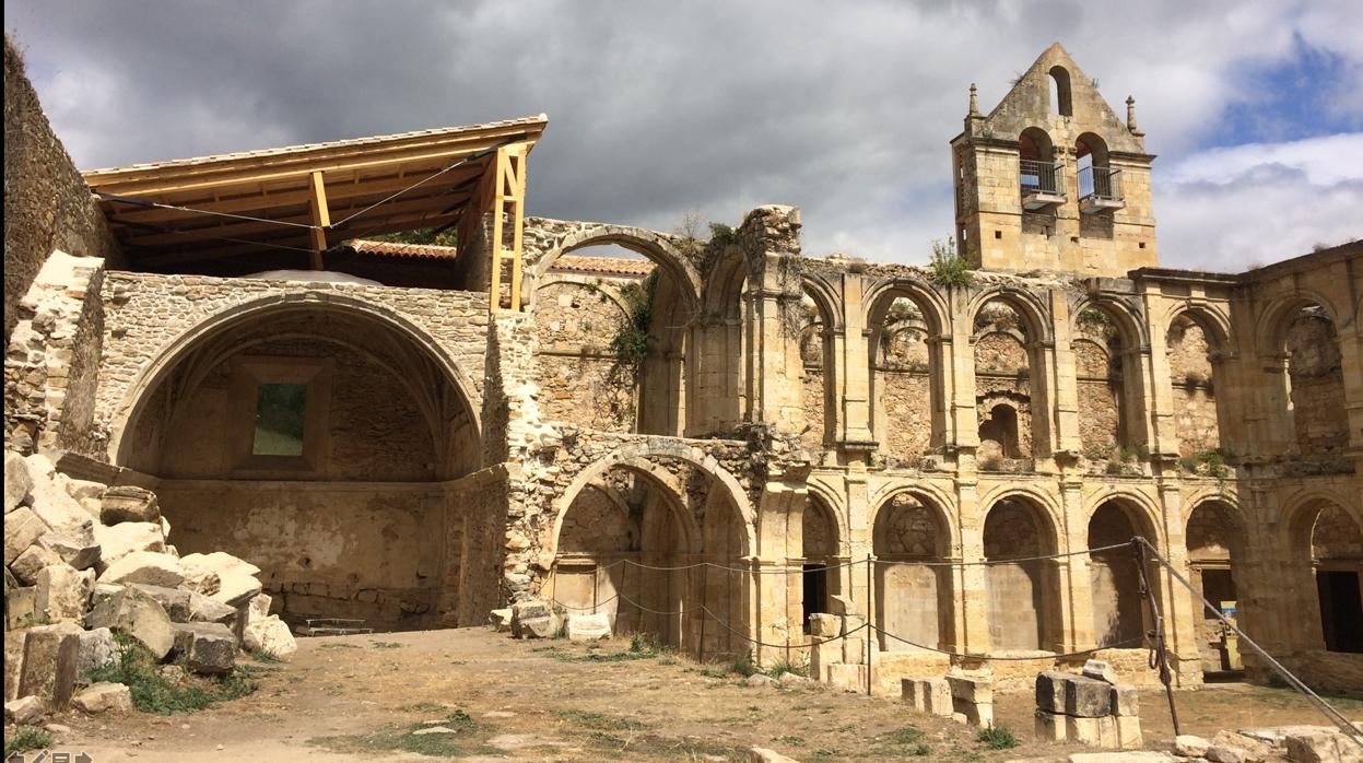 El Monasterio de Santa María de Rioseco salió el año pasado de la Lista Roja de Hispania Nostra