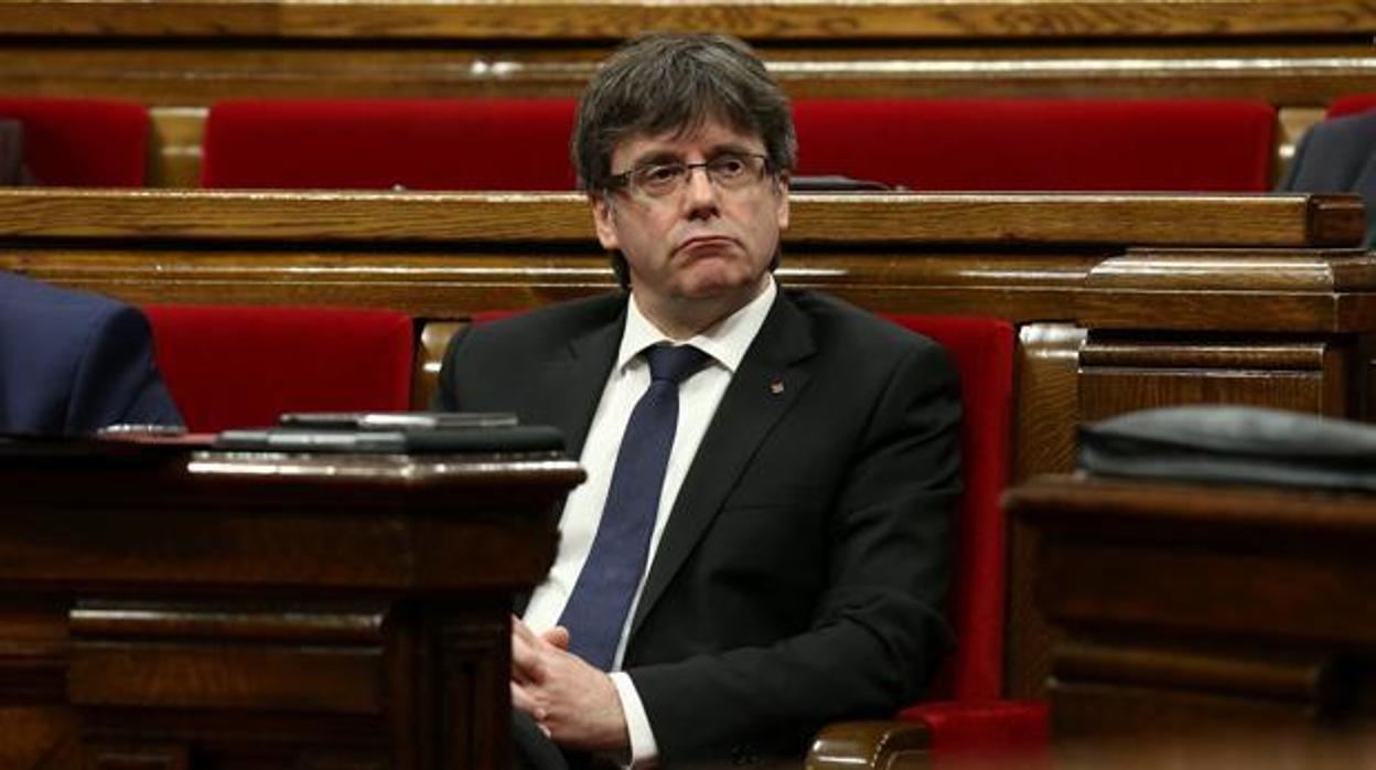 Puigdemont, en el Parlament