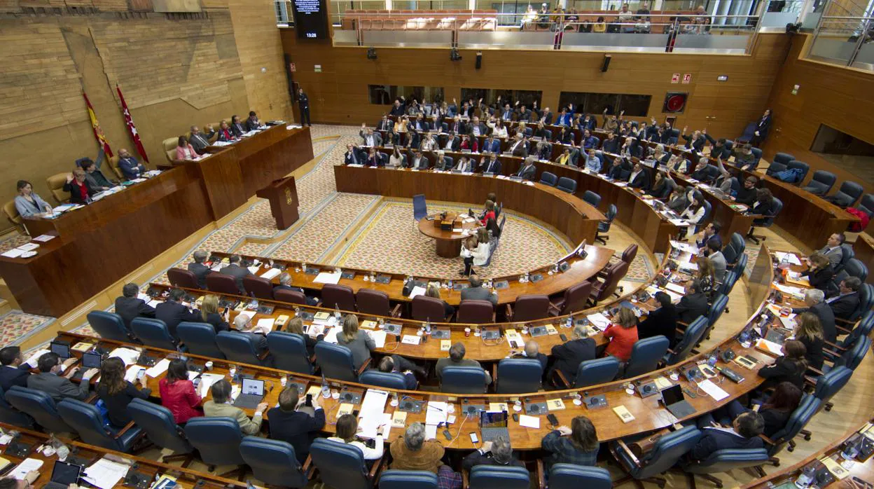 La Asamblea de Madrid celebra este jueves su último pleno del mandato
