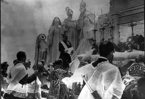 Alfonso XIII, en el acto de 1919