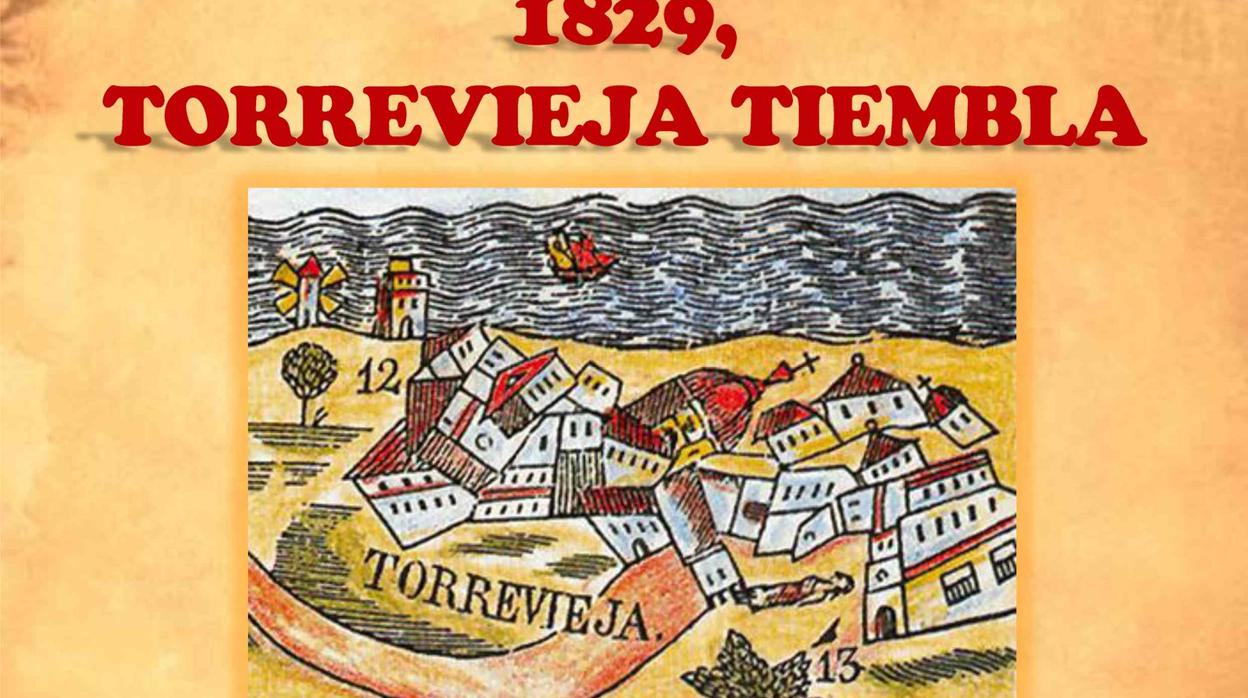 Cartel de los actos sobre el terremoto de Torrevieja de 1829