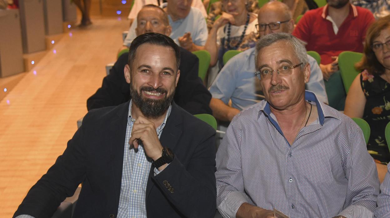 Santiago Abascal y José Antonio Ortega Lara, en una imagen de archivo