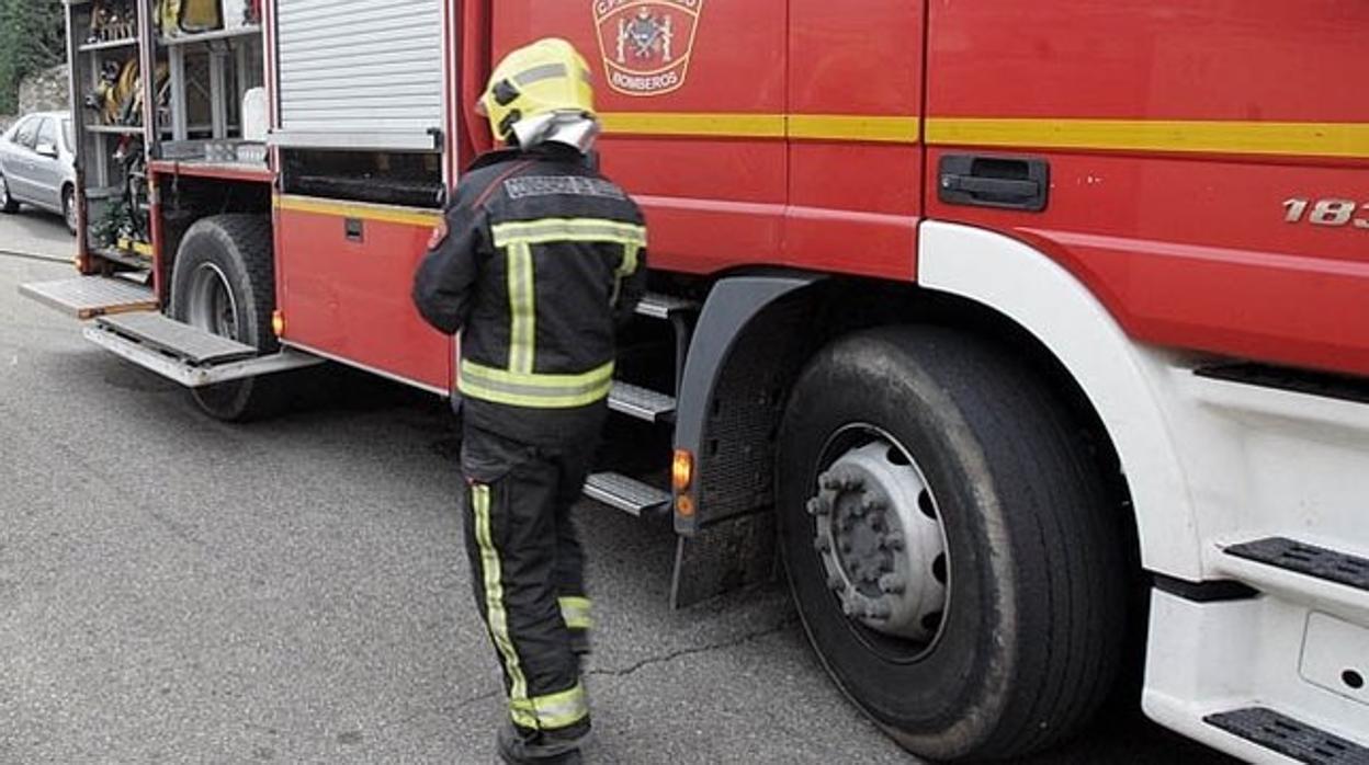 Imagen de archivo de un bombero de Toledo