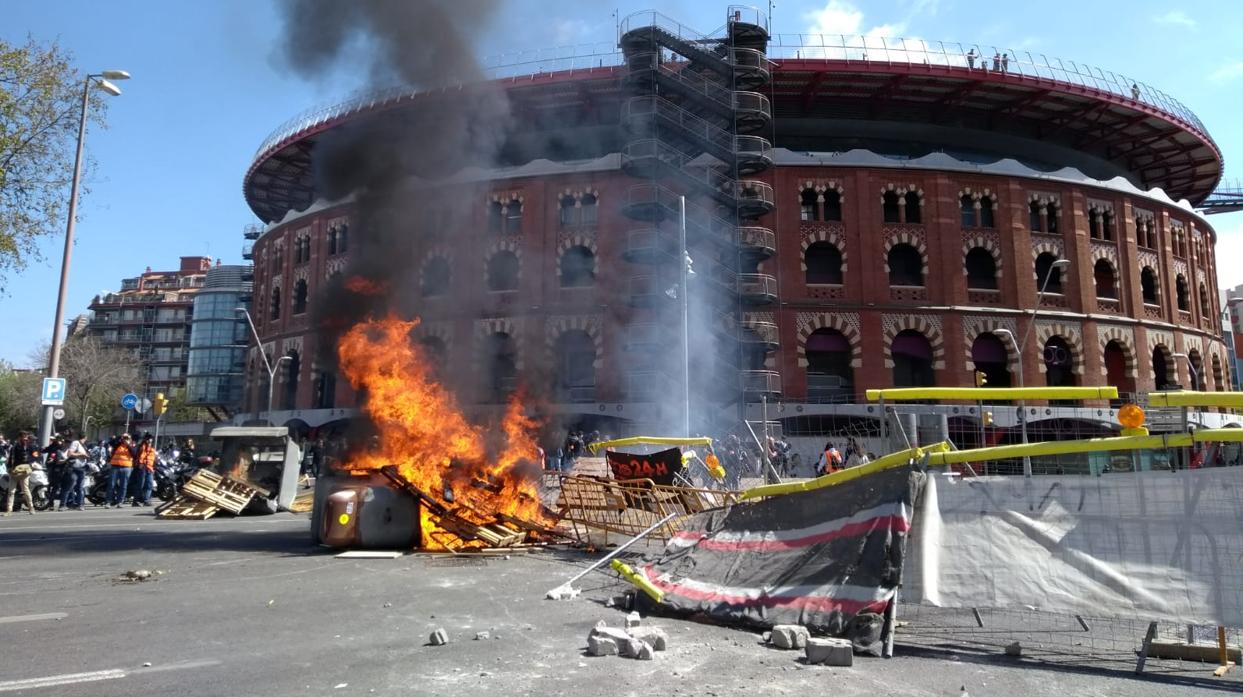 Siete detenidos en los incidentes provocados por CDR en contra de un ...