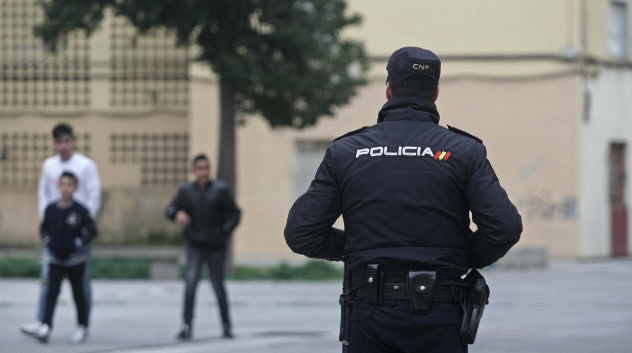 Un agente de la Policía Nacional, en una imagen de archivo