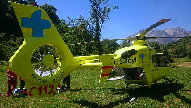 Herido en una quema de rastrojos en Navalmoral de Béjar (Salamanca)