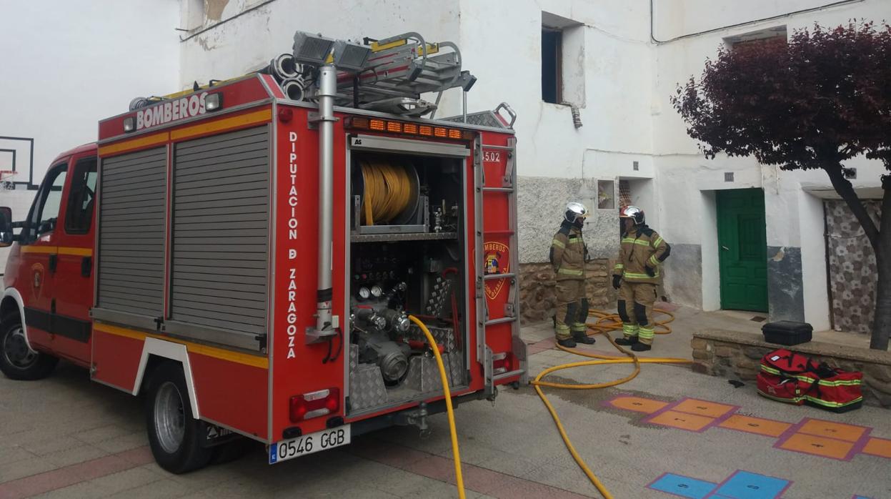 Casa en la que se ha producido el incendio