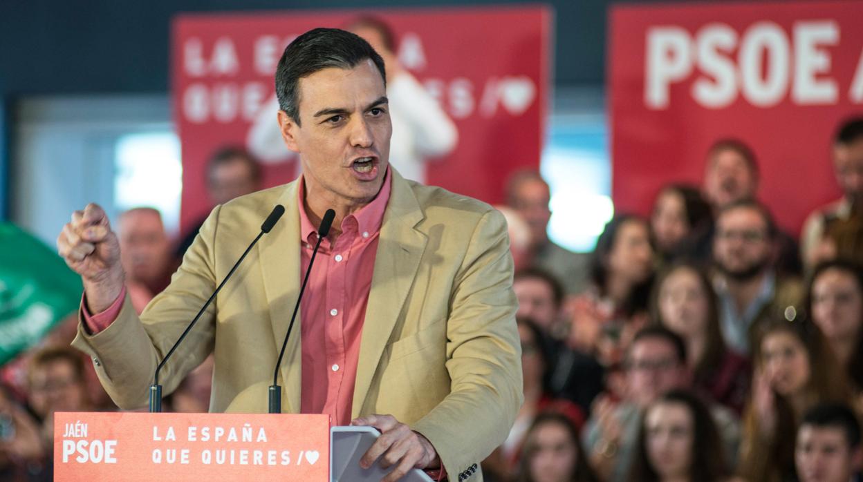 Pedro Sánchez, y Susana Díaz participan en un acto público en Jaén Pedro Sanchez interviene en un acto público en Jaén