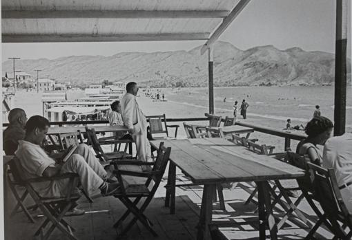 La terraza del hotel Bilbaíno