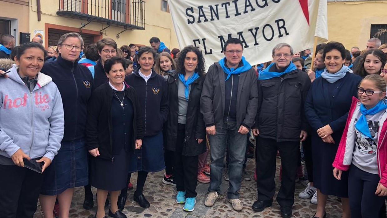 La lluvia respetó el recorrido de la marcha