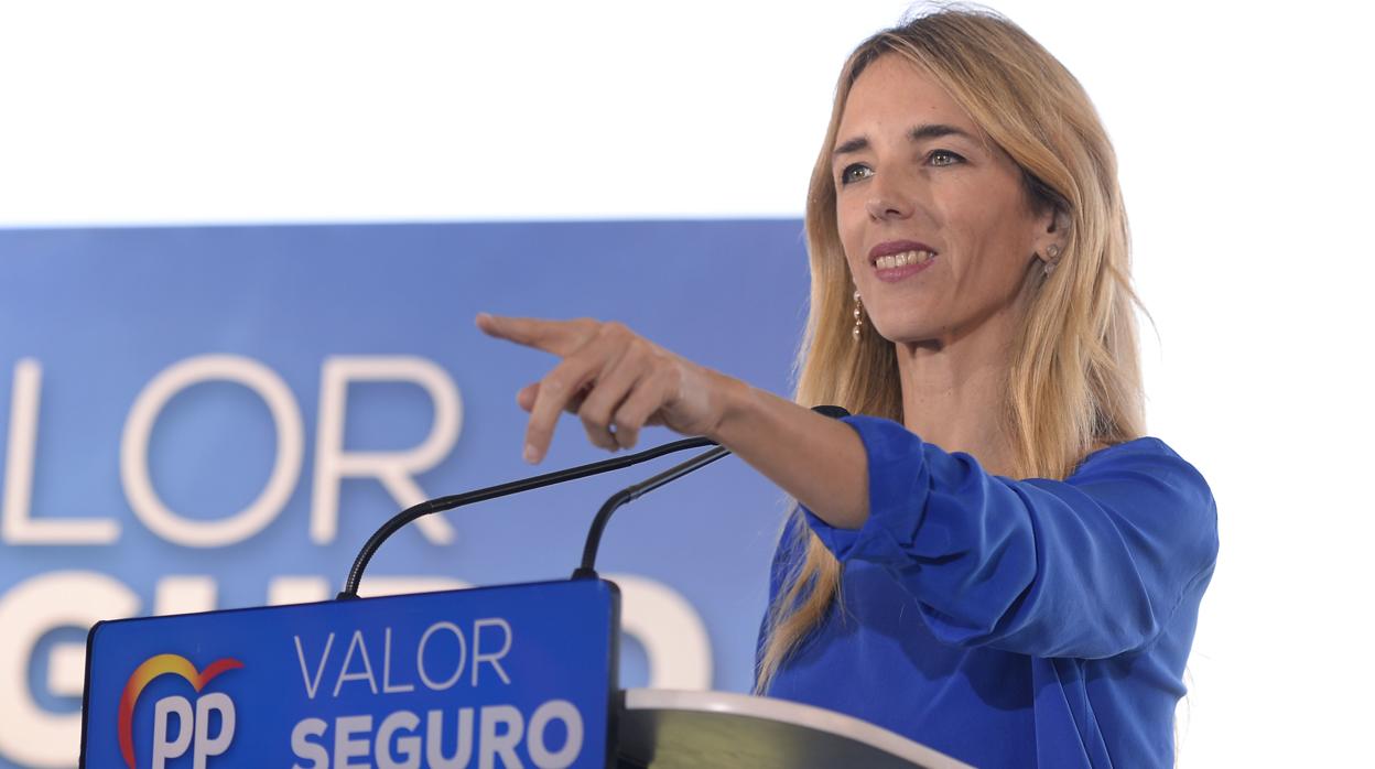 La candidata del PP por Barcelona, Cayetana Álvarez de Toledo