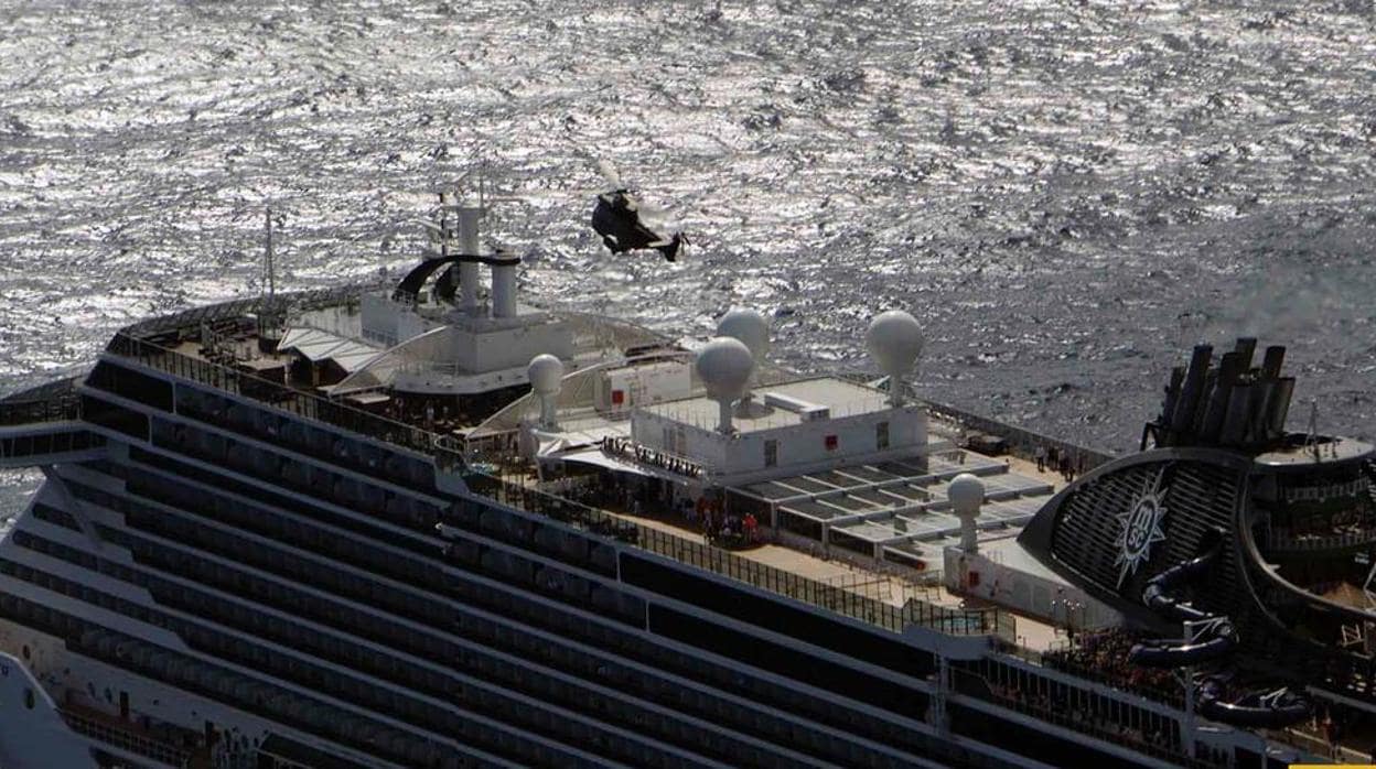 Nuevo servicio en Canarias del Ejército del Aire en favor de la seguridad en el turismo de cruceros