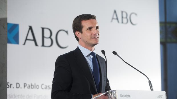 Casado: «Si PSOE y Ciudadanos suman, pactarán»