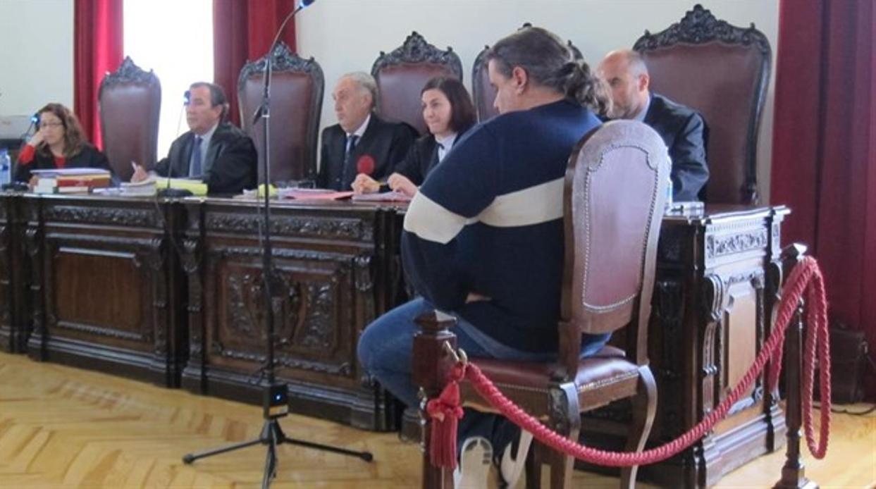 El acusado, durante el juiciio en la Audiencia Provincial de Toledo
