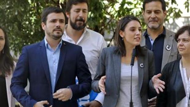 Irene Montero y Alberto Garzón participan este viernes en un acto de campaña en Toledo