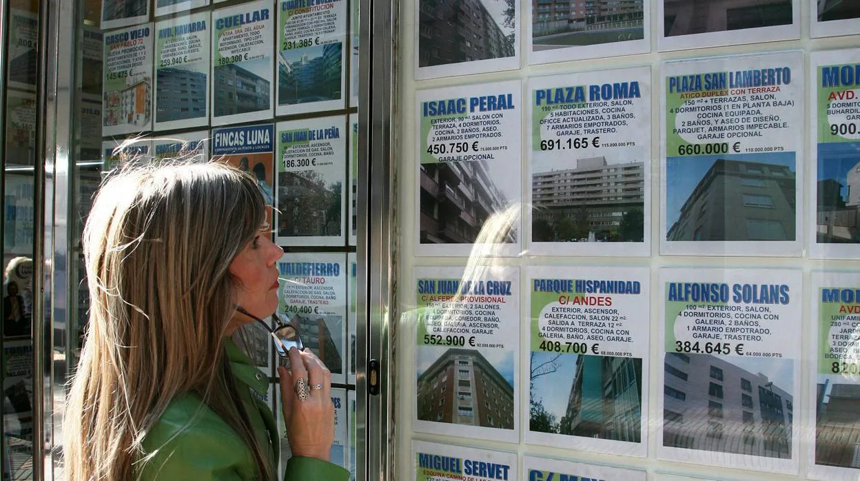 Imagen de archivo de ofertas de pisos en venta en Zaragoza