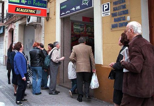 Un negocio de barrio en la ciudad de Valencia