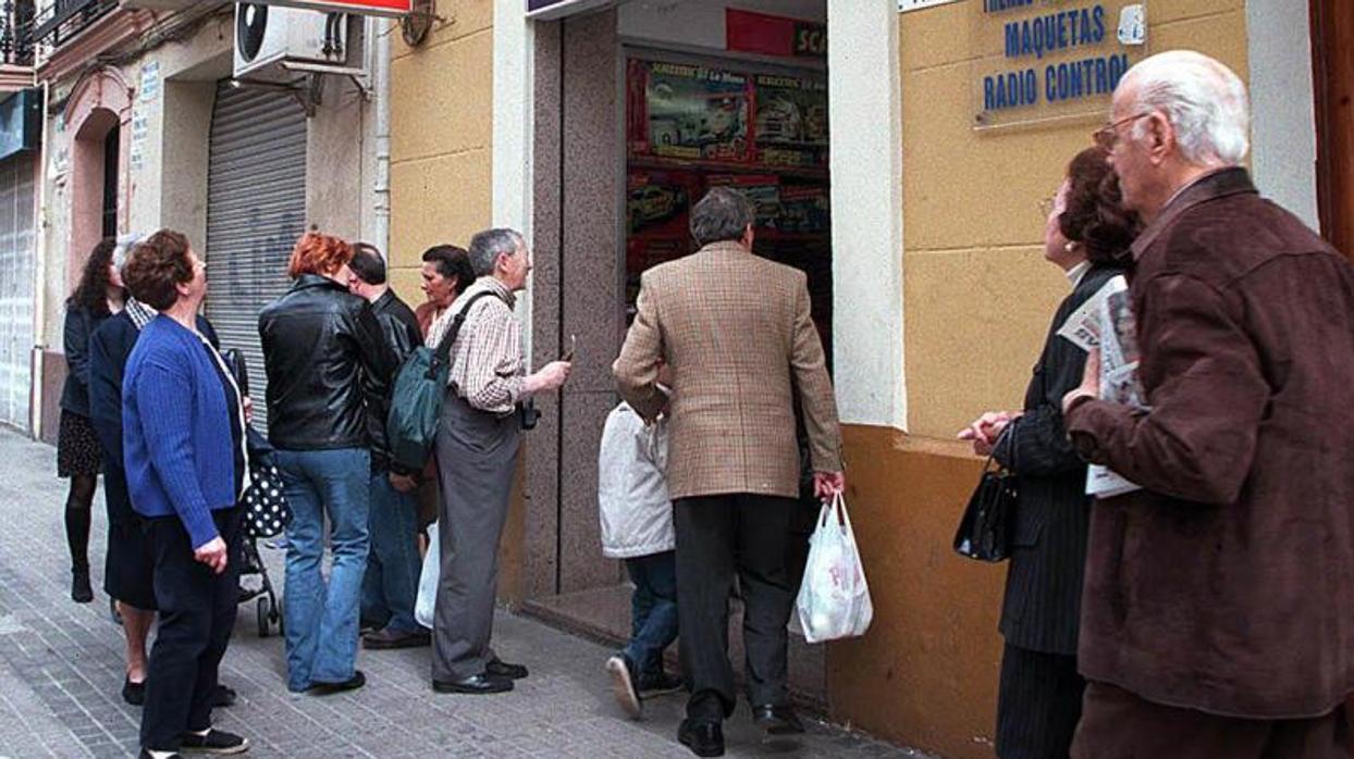 Un negocio de barrio en la ciudad de Valencia