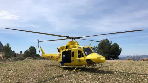 Rescatadas en helicóptero dos mujeres tras caídas en parajes abruptos de montaña
