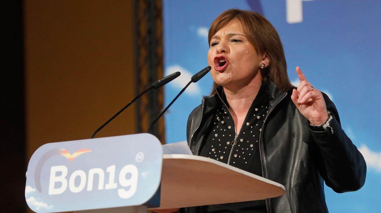 Imagen de la candidata del PP a la Presidencia de la Generalitat, Isabel Bonig
