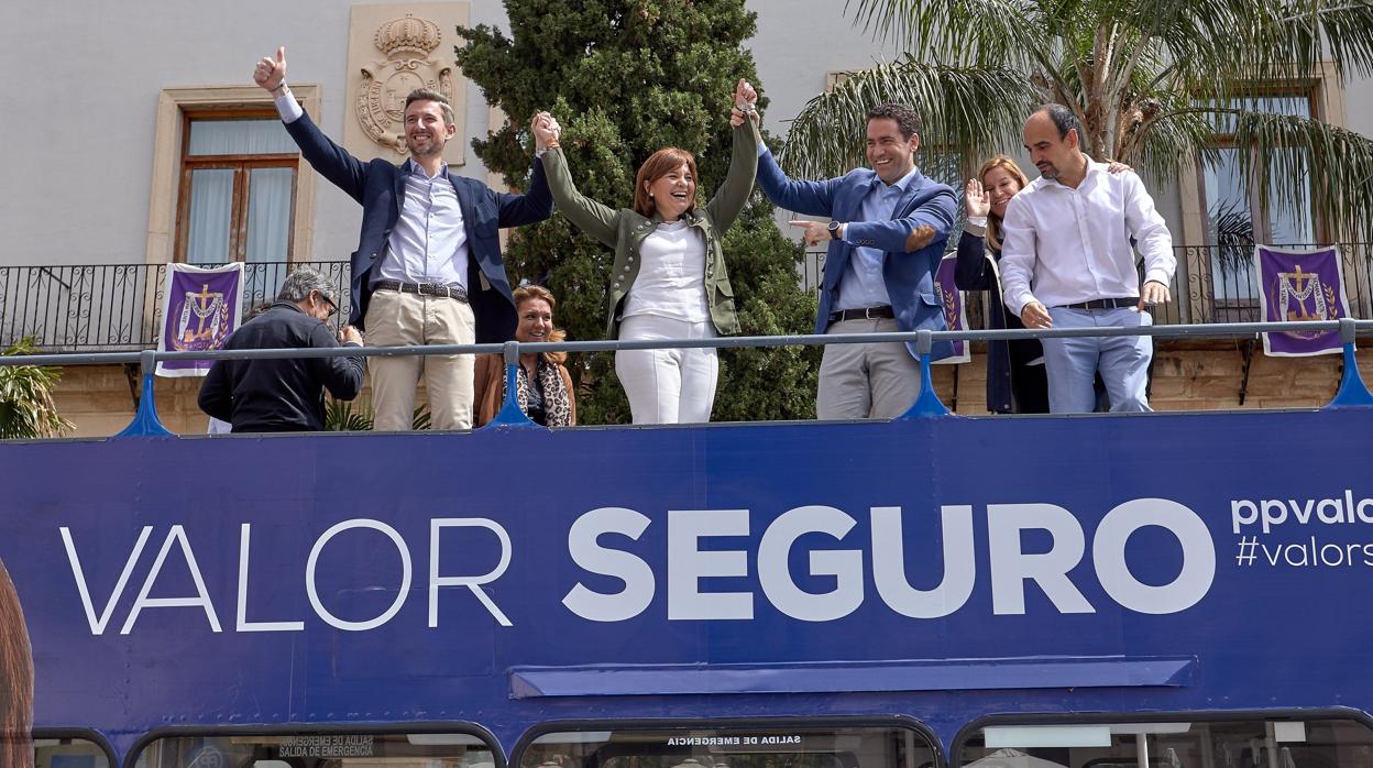 Imagen de un acto de campaña celebrado por el PP en Gandía