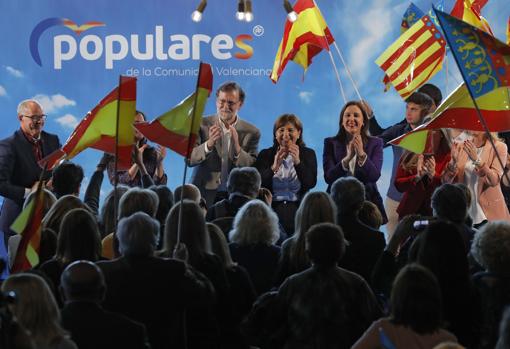 Rajoy, junto a las candidatas valencianas