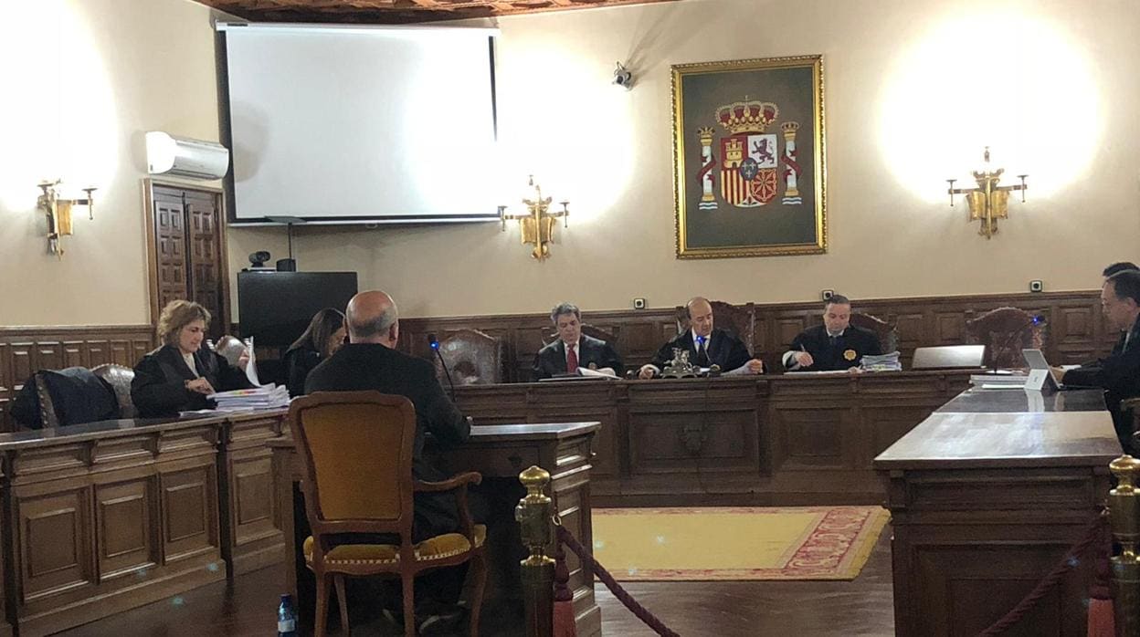 Imagen del jucio que ha arrancado este miércoles en la Audiencia Provincial de Cuenca