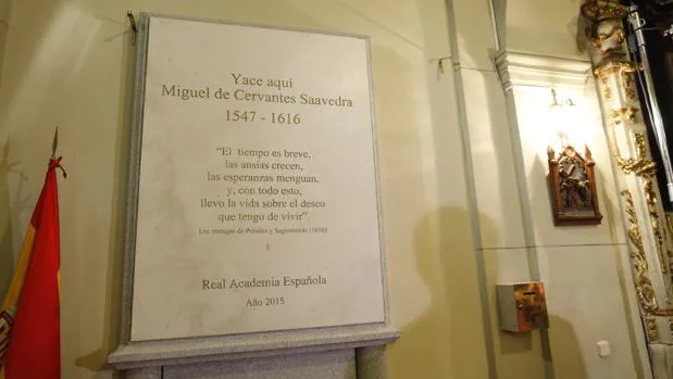 Madrid se olvida de Miguel de Cervantes: las visitas a su tumba bajan un 50%