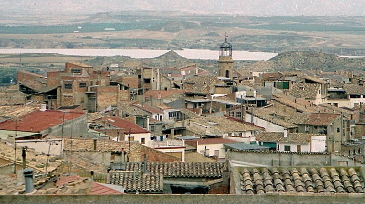 Vista panorámica de Caspe (Zaragoza)