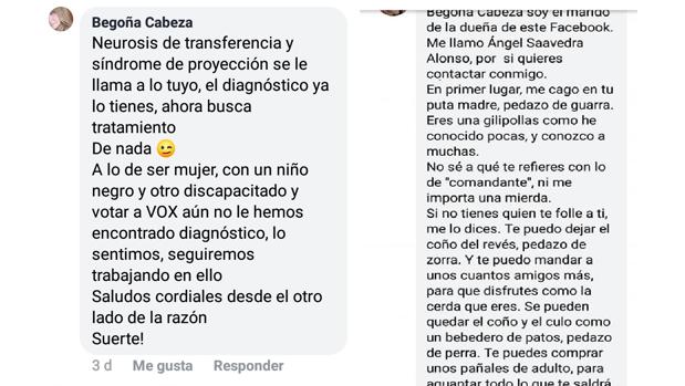 Denuncian amenazas de violación de un teniente coronel de la OTAN y marido de una candidata de VOX a una mujer