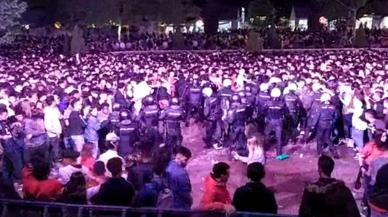La Policía disuelve una reyerta masiva en las fiestas de Móstoles