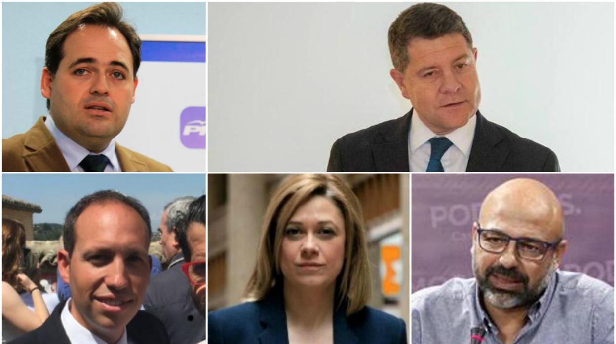 Los cinco candidatos a presidir la Presidencia de Castilla-La Mancha