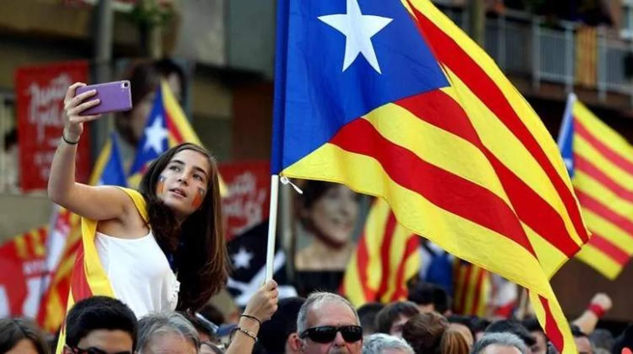 Diada independentista en Barcelona