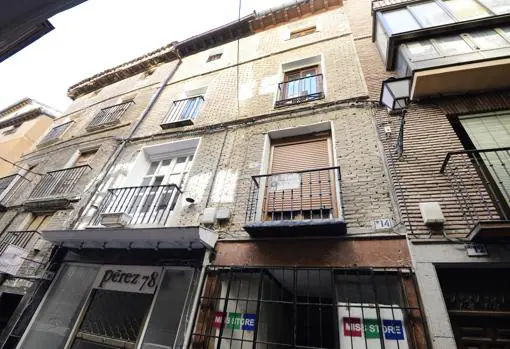 Viviendas abandonadas o vacías en el casco histórico de Toledo