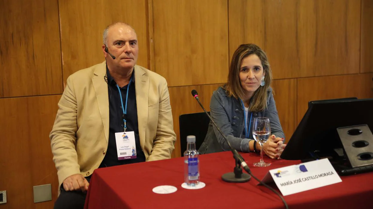 Los doctores Luis Ángel Prieto y Mária José Castillo Mora
