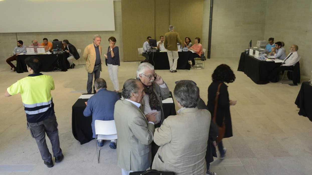 Últimas elecciones al Colegio de Arquitectos de Madrid, en mayo de 2015