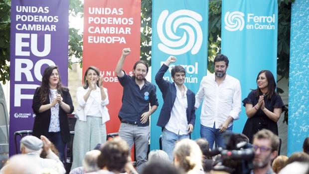 Iglesias se olvida de Noriega y Ferreiro en su visita a Galicia