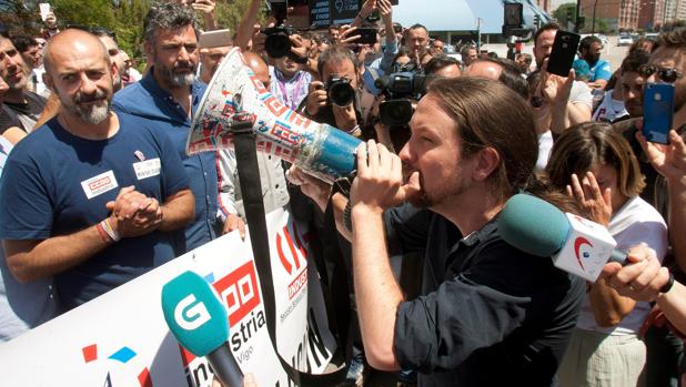 Iglesias a Sánchez: «Si usted quiere gobernar, tiene que transigir»