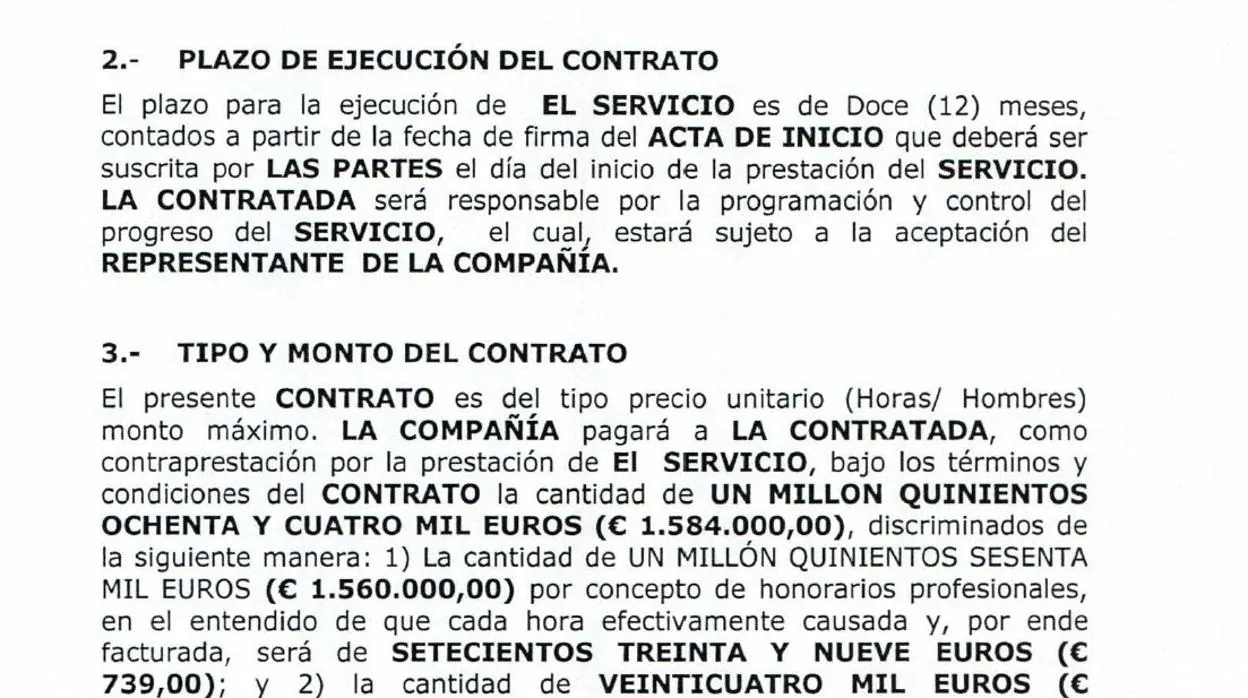 Morodo cobraba a PDVSA 739 euros por cada hora de trabajo ficticio de un despacho sin empleados