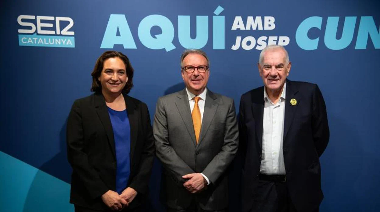 Los candidatos en el programa de Josep Cuní, en la Cadena Ser