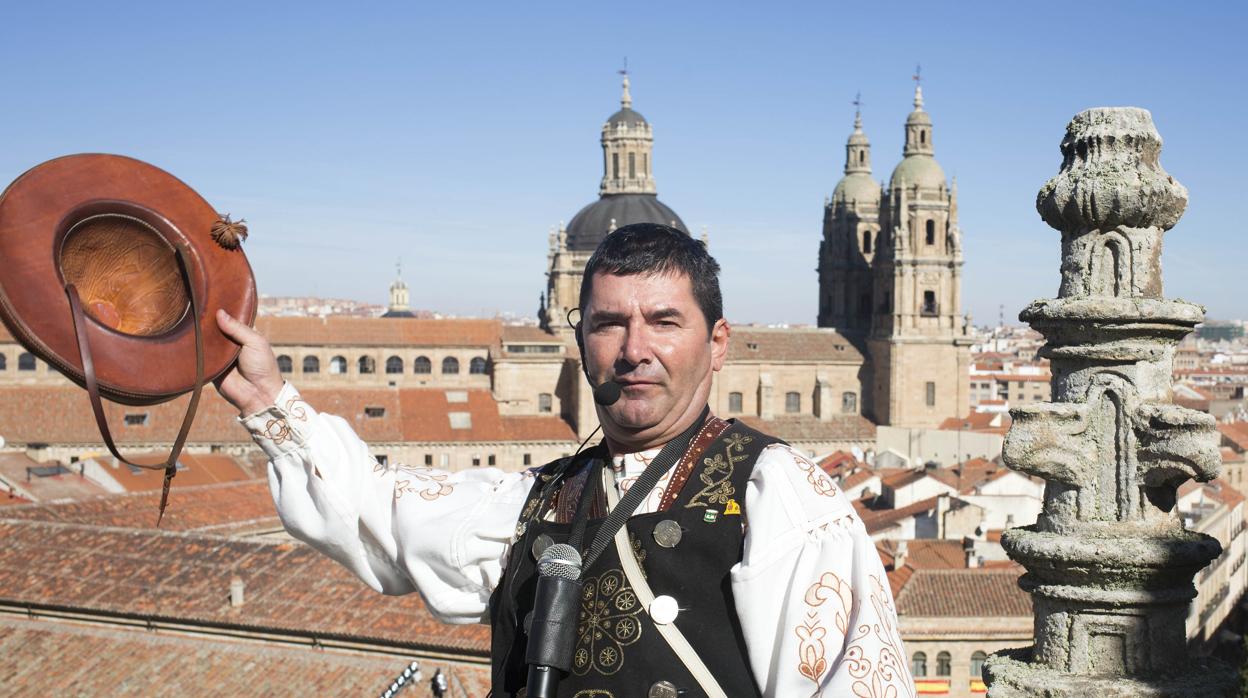 El folclorista salmantino Ángel Rufino de Haro, conocido como «El Mariquelo»