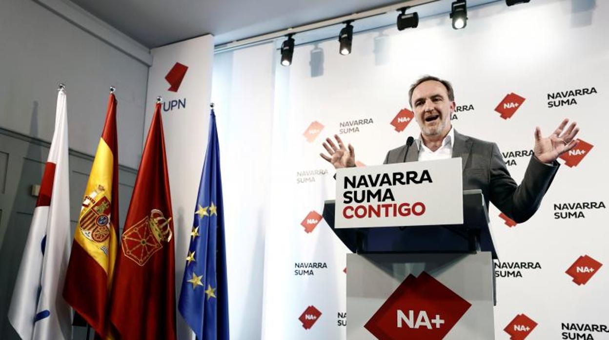 Javier Esparza, candidato de Navarra Suma a la presidencia foral