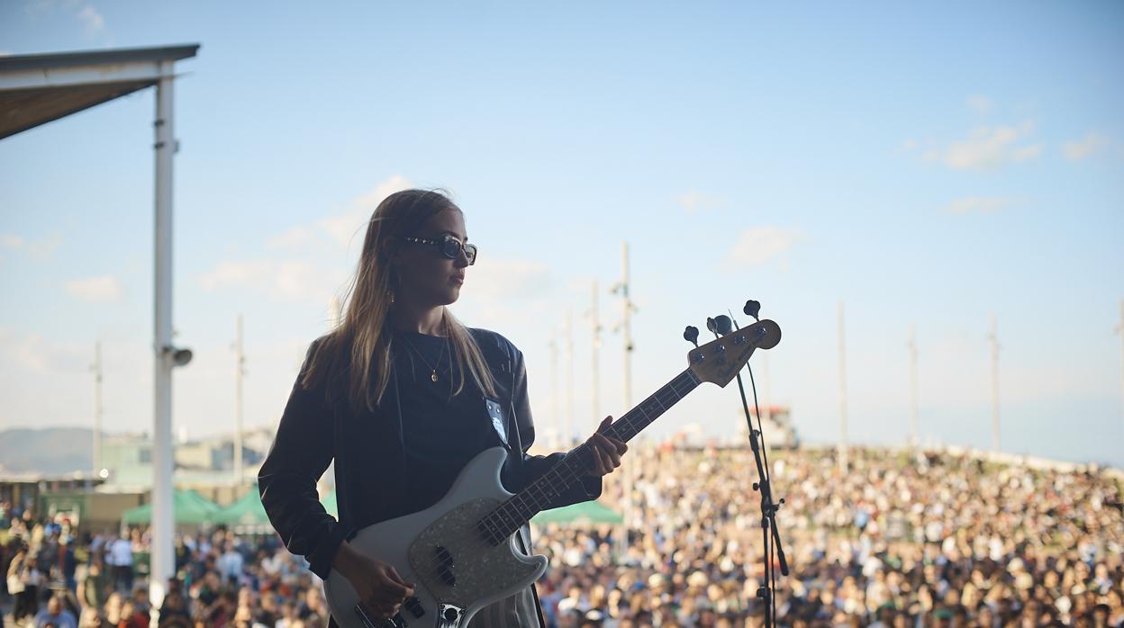 La australiana Hatchie, durante su actuación en el Fórum