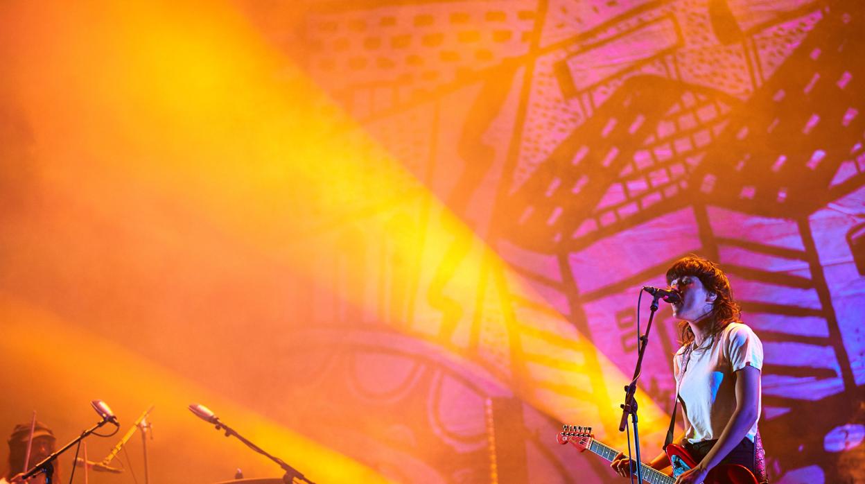 Courtney Barnett, durante su actuación en Barcelona