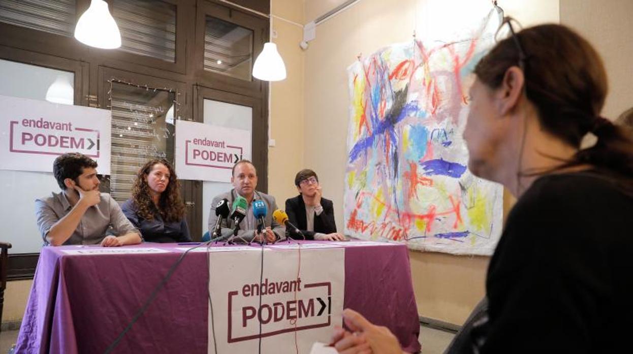 Presentación de la candidatura de Rubén Martínez Dalmau para las primarias de Podemos en Valencia